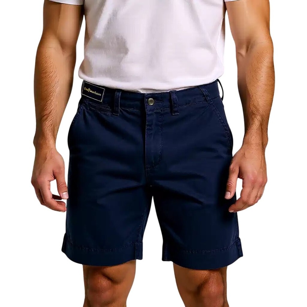 Polo Ralph Lauren Mens Navy Blue Chino Shorts Cotton Twill Size 40NWT